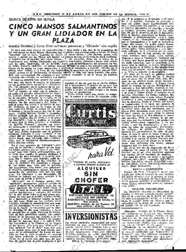 ABC MADRID 23-04-1958 página 57