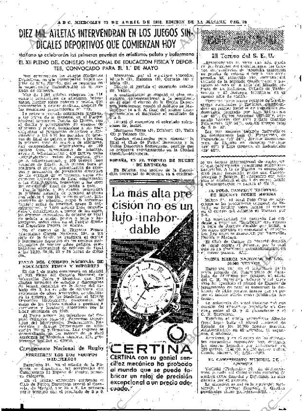 ABC MADRID 23-04-1958 página 60