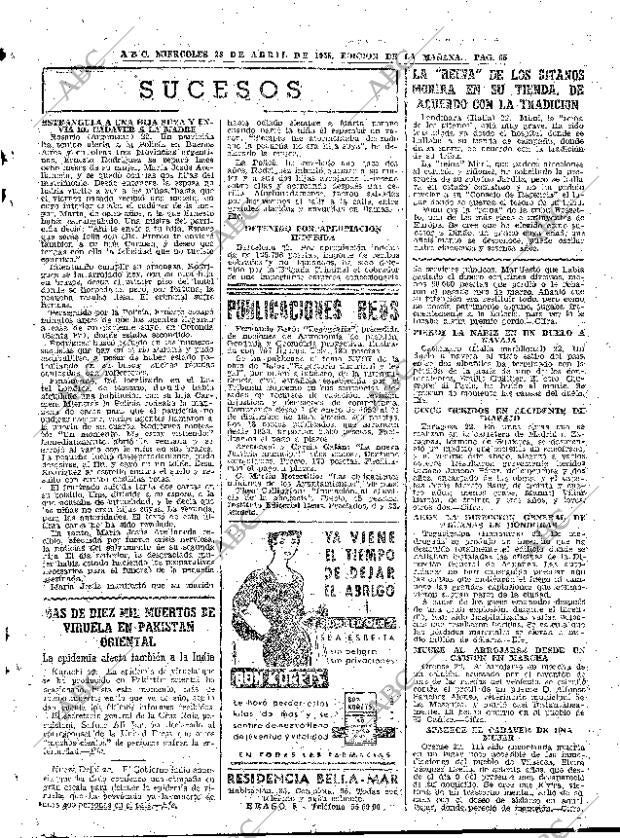 ABC MADRID 23-04-1958 página 65