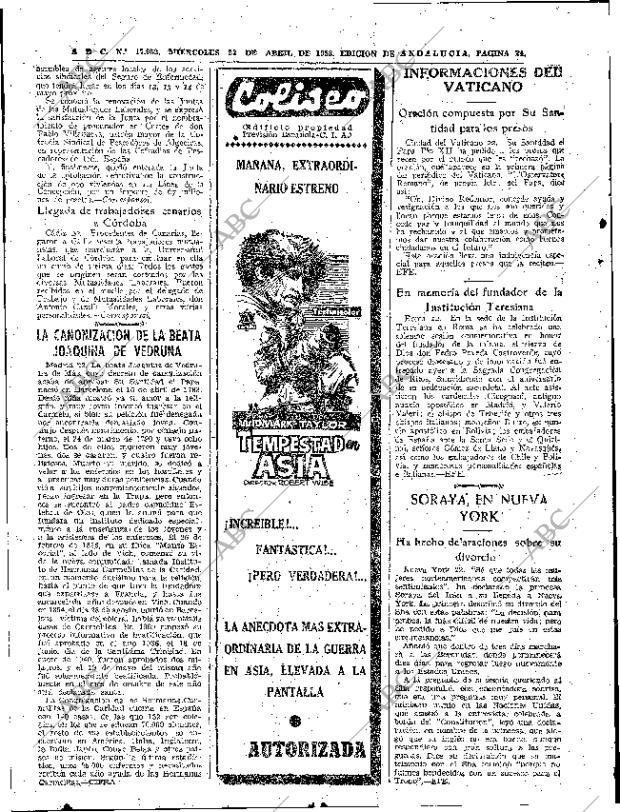 ABC SEVILLA 23-04-1958 página 24