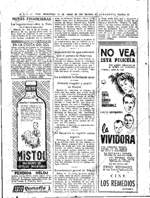 ABC SEVILLA 23-04-1958 página 30