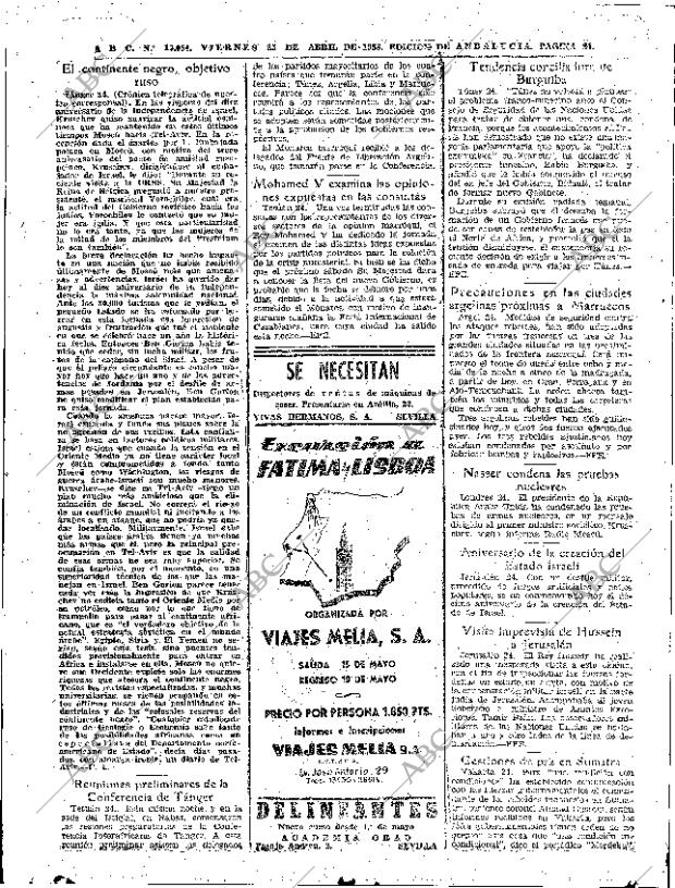 ABC SEVILLA 25-04-1958 página 24