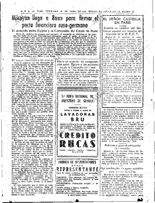 ABC SEVILLA 25-04-1958 página 31