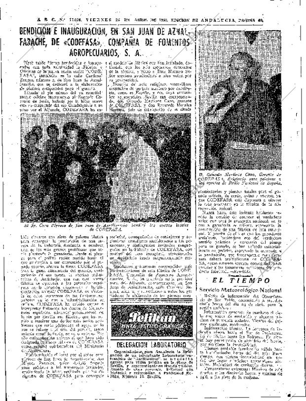 ABC SEVILLA 25-04-1958 página 40