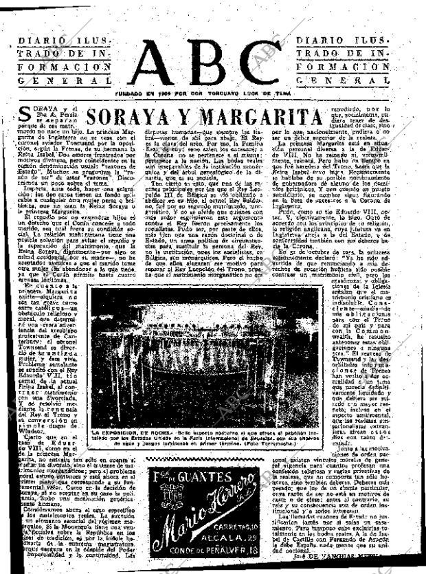 ABC MADRID 26-04-1958 página 3