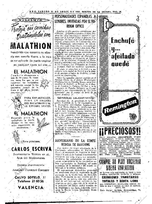 ABC MADRID 26-04-1958 página 38