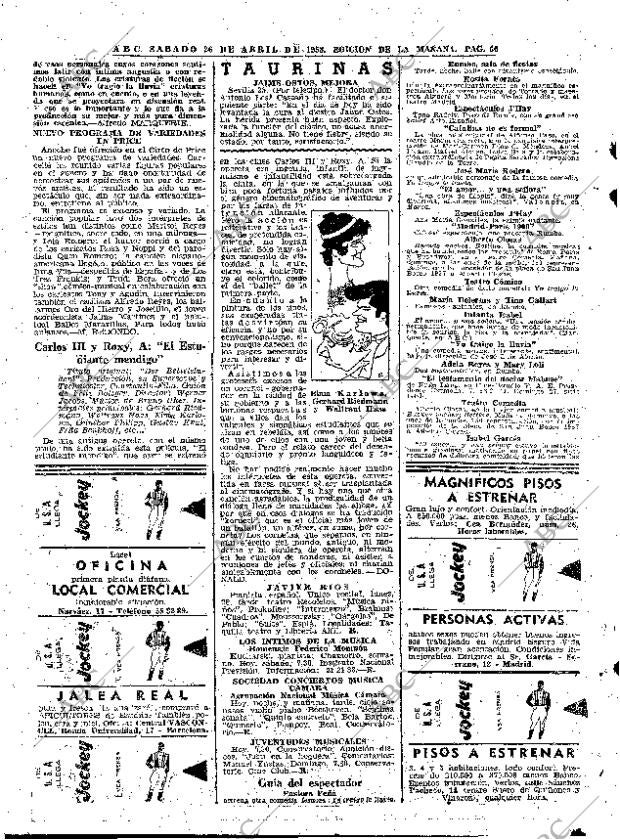 ABC MADRID 26-04-1958 página 60