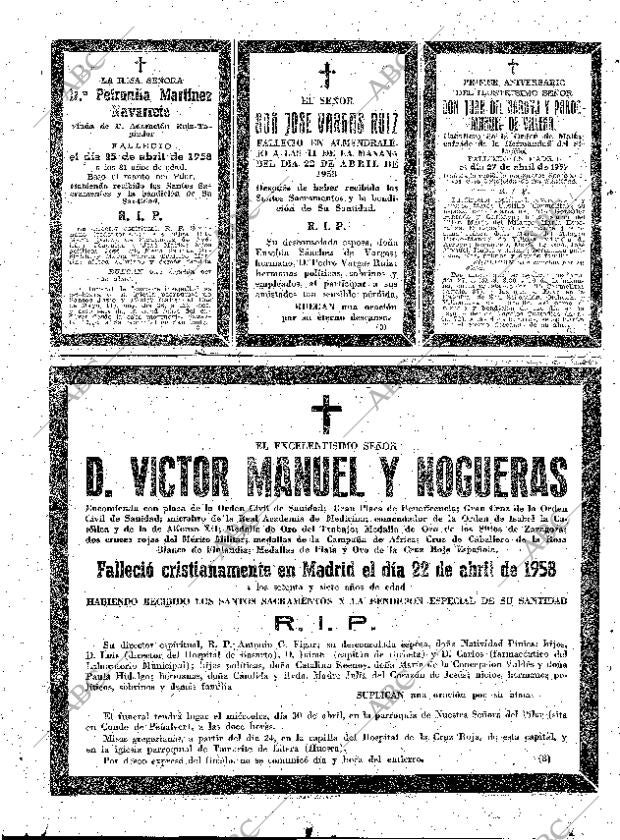 ABC MADRID 26-04-1958 página 72