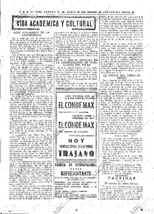 ABC SEVILLA 26-04-1958 página 35