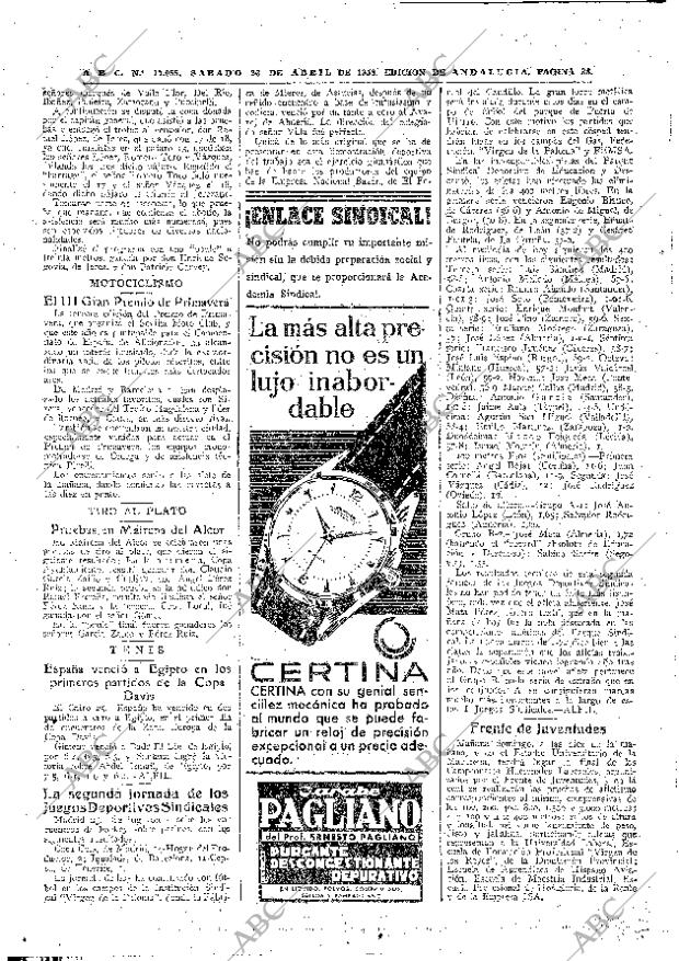 ABC SEVILLA 26-04-1958 página 38