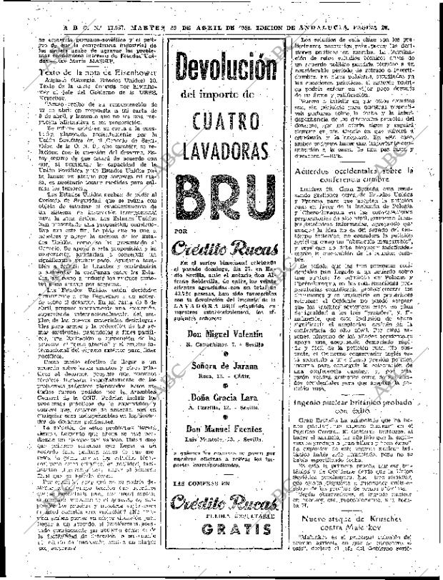 ABC SEVILLA 29-04-1958 página 18