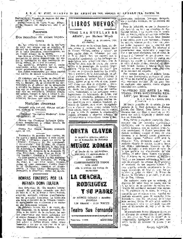 ABC SEVILLA 29-04-1958 página 34