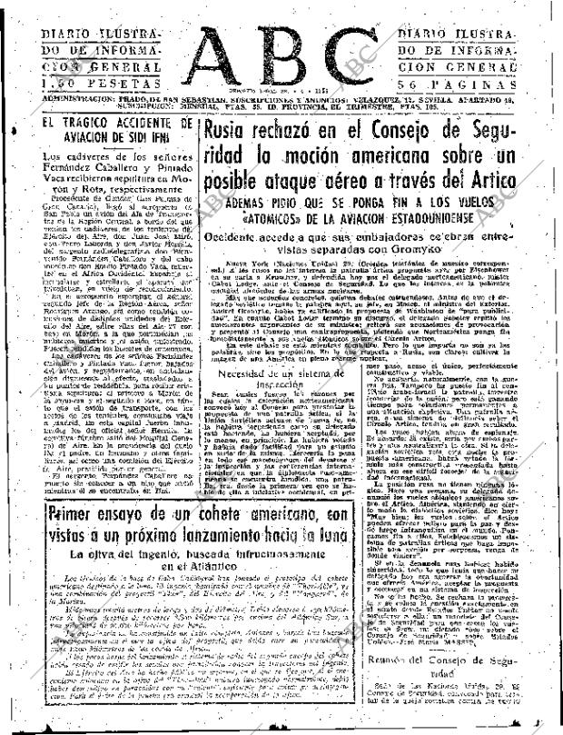 ABC SEVILLA 30-04-1958 página 23