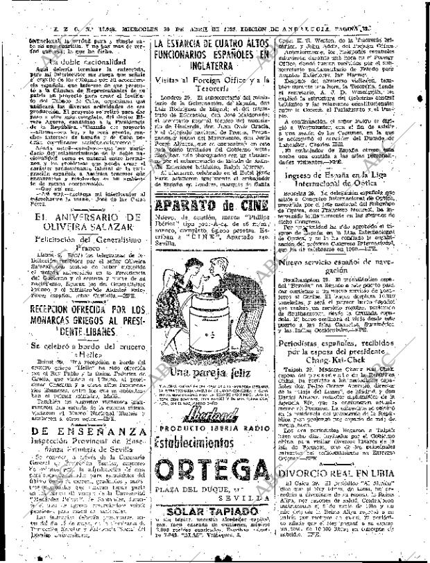 ABC SEVILLA 30-04-1958 página 32