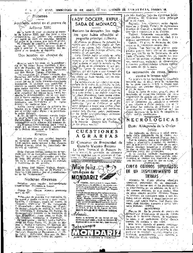 ABC SEVILLA 30-04-1958 página 42