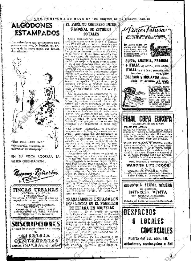 ABC MADRID 04-05-1958 página 68