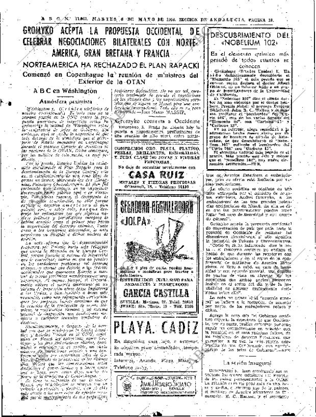 ABC SEVILLA 06-05-1958 página 19