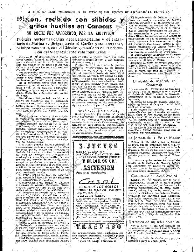 ABC SEVILLA 14-05-1958 página 21