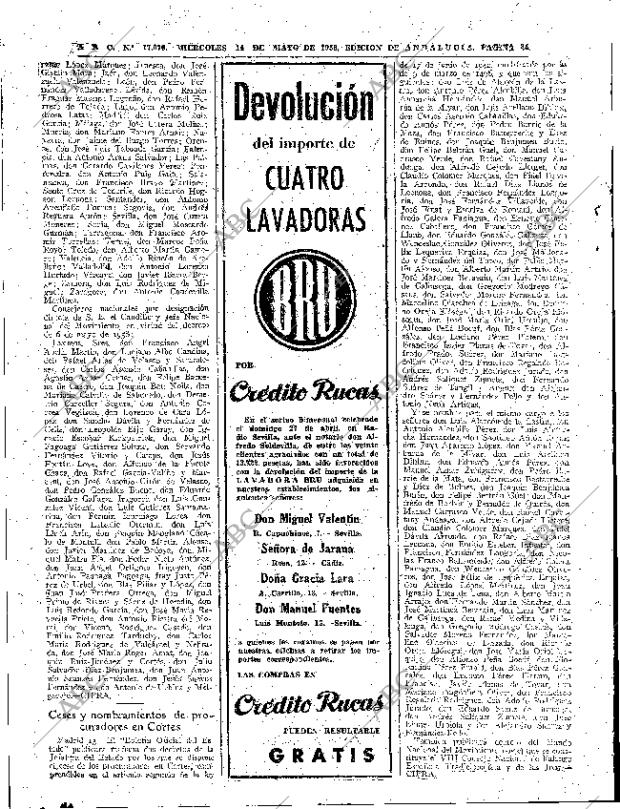 ABC SEVILLA 14-05-1958 página 24