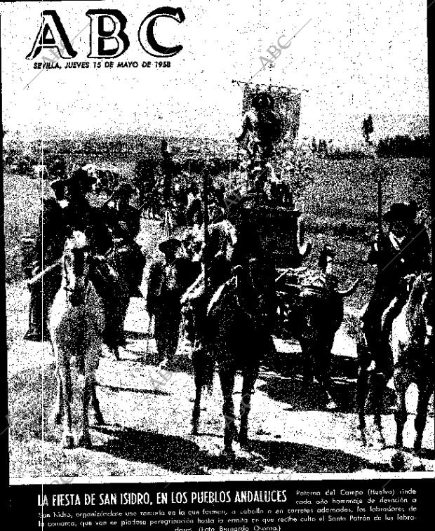 ABC SEVILLA 15-05-1958 página 1