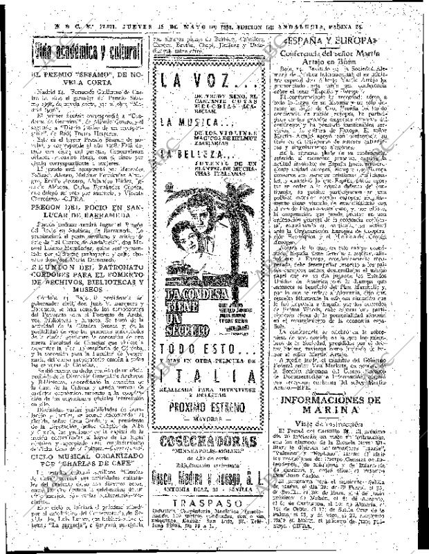 ABC SEVILLA 15-05-1958 página 24