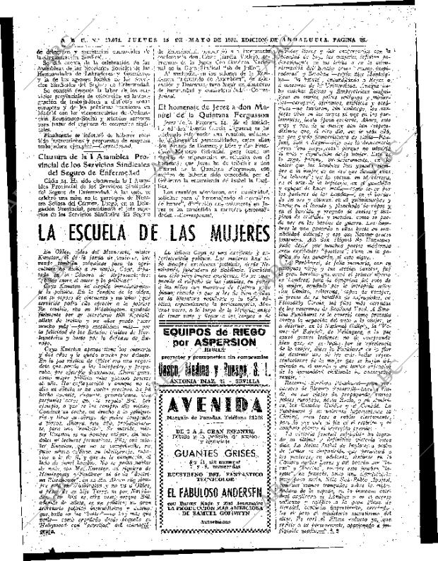 ABC SEVILLA 15-05-1958 página 28