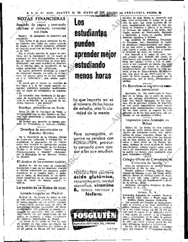 ABC SEVILLA 15-05-1958 página 30