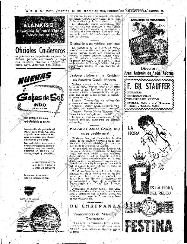 ABC SEVILLA 15-05-1958 página 36