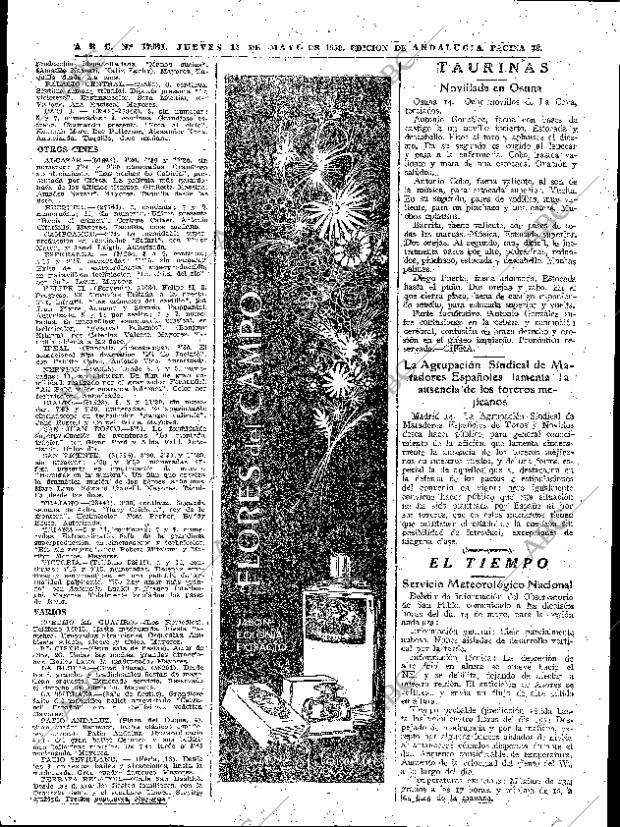 ABC SEVILLA 15-05-1958 página 38