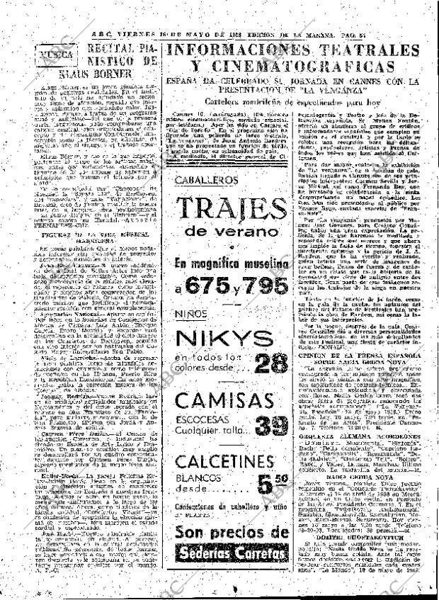 ABC MADRID 16-05-1958 página 55