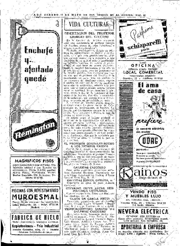 ABC MADRID 17-05-1958 página 42