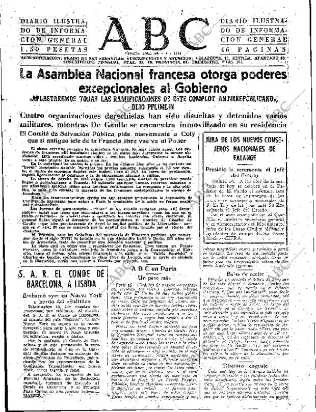 ABC SEVILLA 17-05-1958 página 15