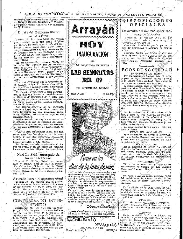 ABC SEVILLA 17-05-1958 página 22