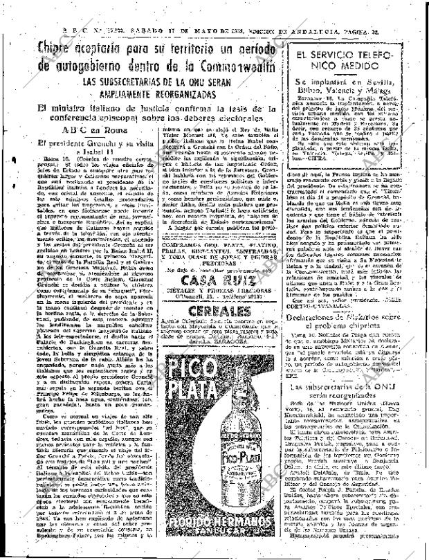 ABC SEVILLA 17-05-1958 página 23