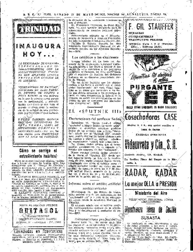 ABC SEVILLA 17-05-1958 página 24