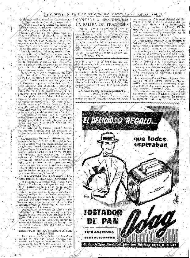 ABC MADRID 21-05-1958 página 17