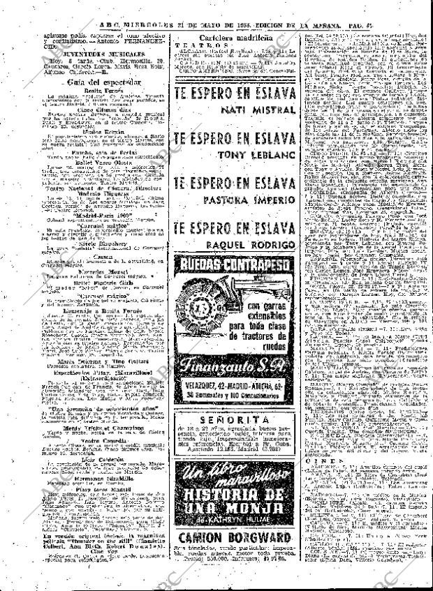 ABC MADRID 21-05-1958 página 47