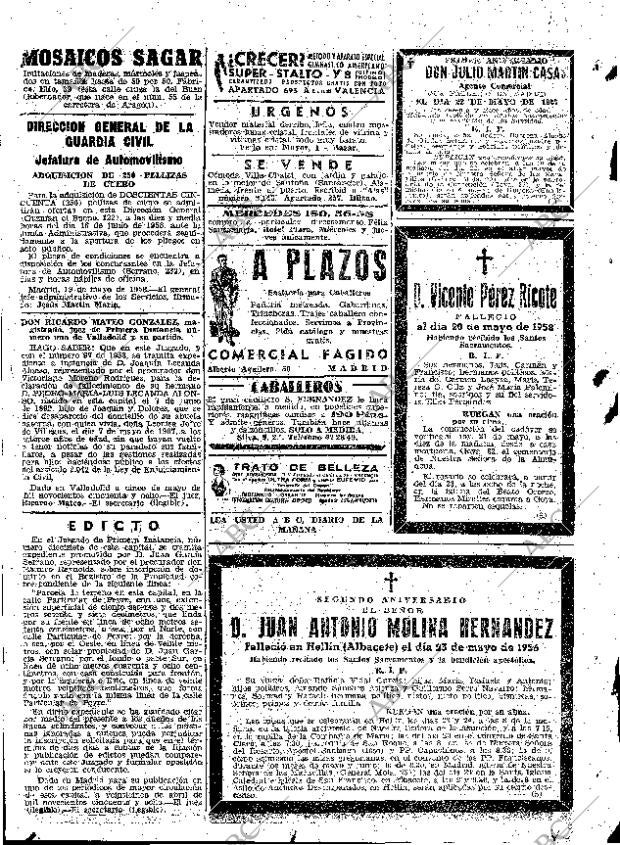 ABC MADRID 21-05-1958 página 58