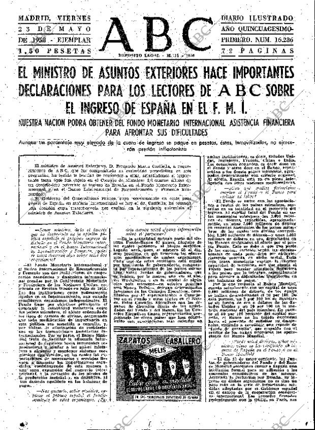 ABC MADRID 23-05-1958 página 31