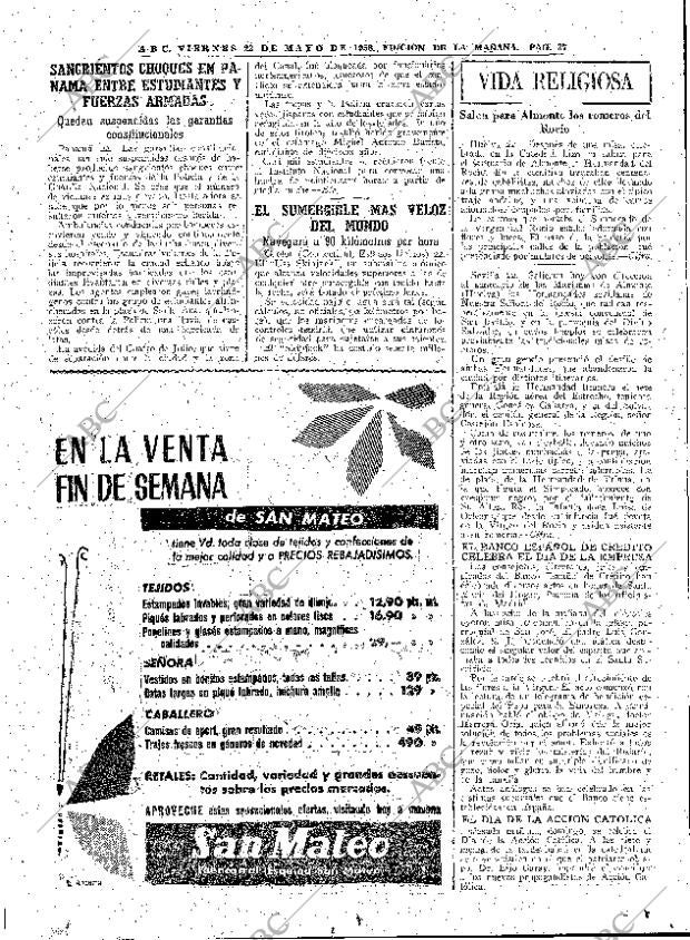 ABC MADRID 23-05-1958 página 37