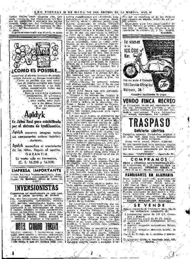 ABC MADRID 23-05-1958 página 50