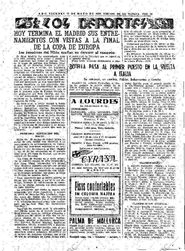 ABC MADRID 23-05-1958 página 55