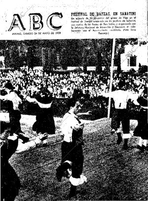 ABC MADRID 24-05-1958 página 1