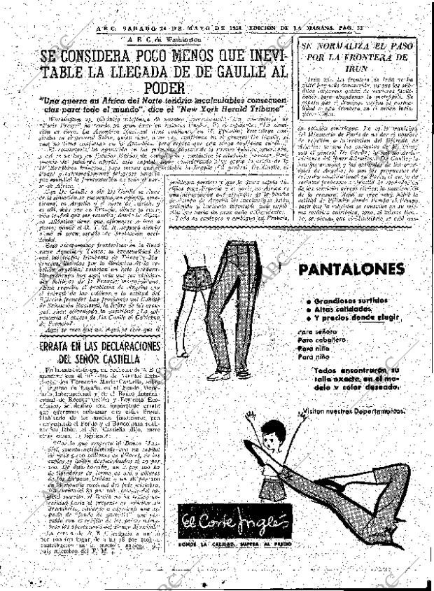 ABC MADRID 24-05-1958 página 33