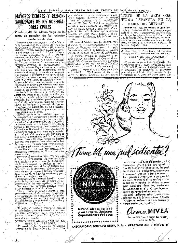 ABC MADRID 24-05-1958 página 43