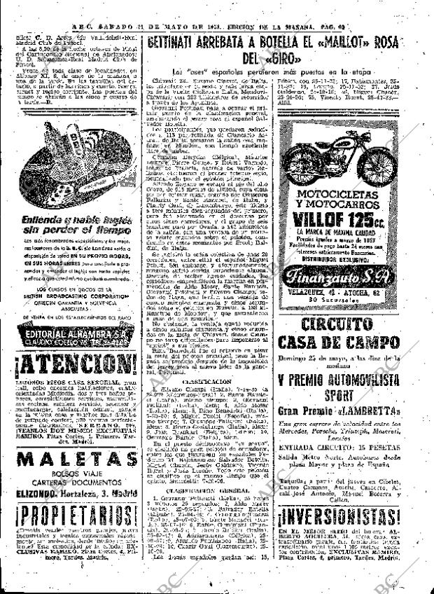 ABC MADRID 24-05-1958 página 60