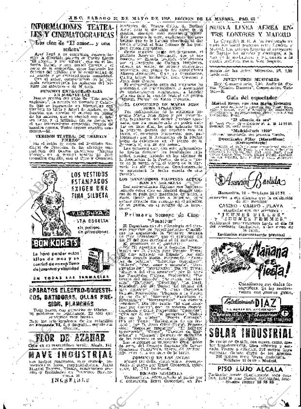 ABC MADRID 24-05-1958 página 63