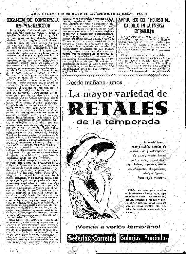 ABC MADRID 25-05-1958 página 85