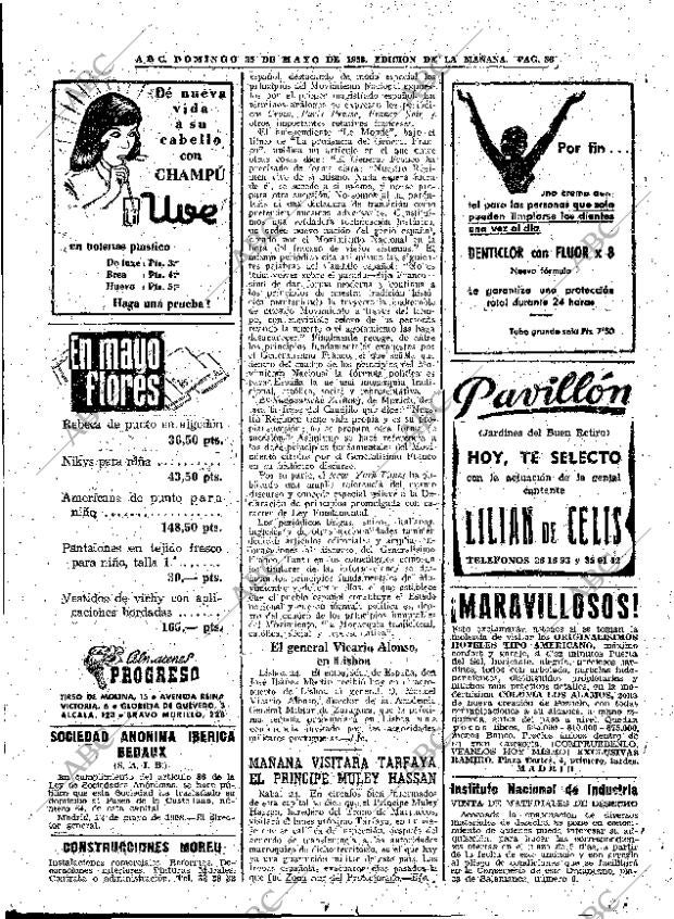 ABC MADRID 25-05-1958 página 86