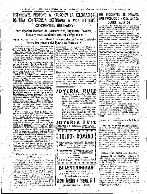 ABC SEVILLA 25-05-1958 página 53